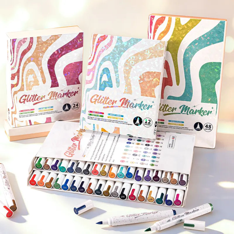 Glitterus Jumbo Bright Glitter Markers & Daubers