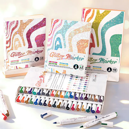 Glitterus Jumbo Bright Glitter Markers
