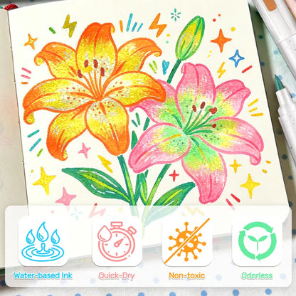 Glitterus Jumbo Bright Glitter Markers