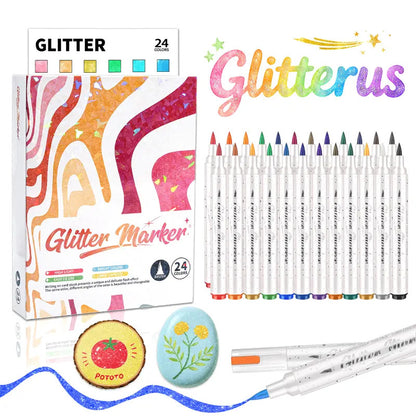 Glitterus Jumbo Bright Glitter Markers
