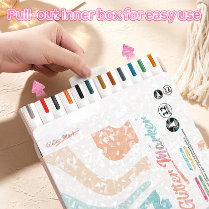 Glitterus Jumbo Bright Glitter Markers