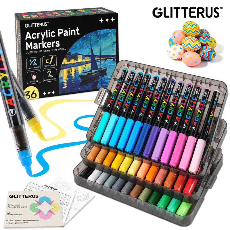 Glitterus Acrylic Markers