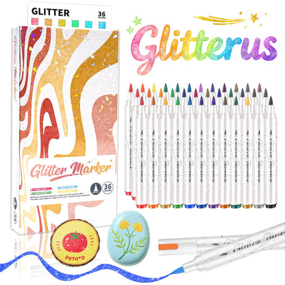 Glitterus Jumbo Bright Glitter Markers