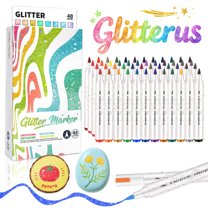 Glitterus Jumbo Bright Glitter Markers