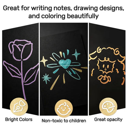 Glitterus Metallic Acrylic Paint Markers