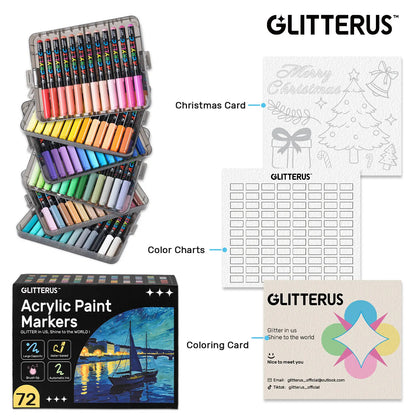 Glitterus Acrylic Markers
