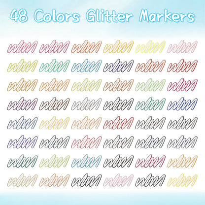 Glitterus Outline Shimmering Markers