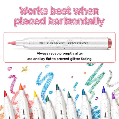 Glitterus Jumbo Bright Glitter Markers