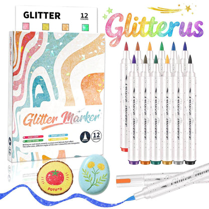 Glitterus Jumbo Bright Glitter Markers