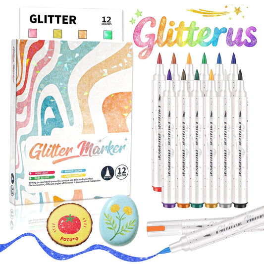 Glitterus Jumbo Bright Glitter Markers
