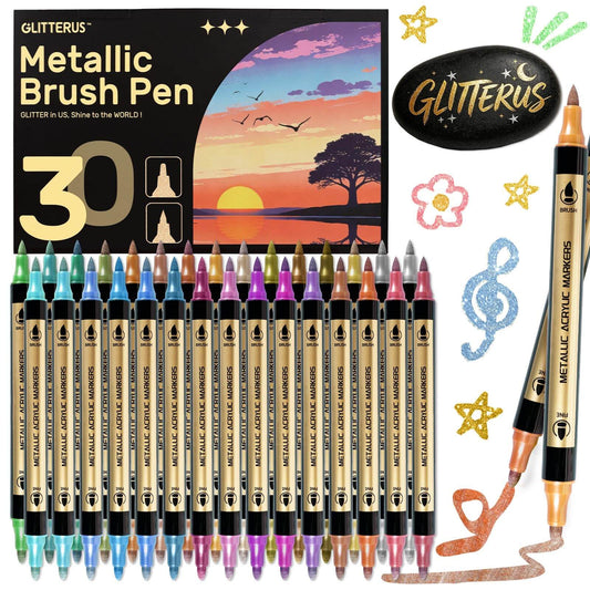 Glitterus Metallic Acrylic Paint Markers