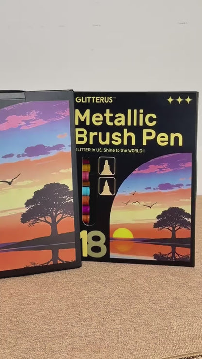 Glitterus Metallic Acrylic Paint Markers